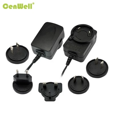 อะแดปเตอร์ไฟ AC แบบติดผนัง 5V 3A 18W- ปลั๊กแบบเปลี่ยนได้